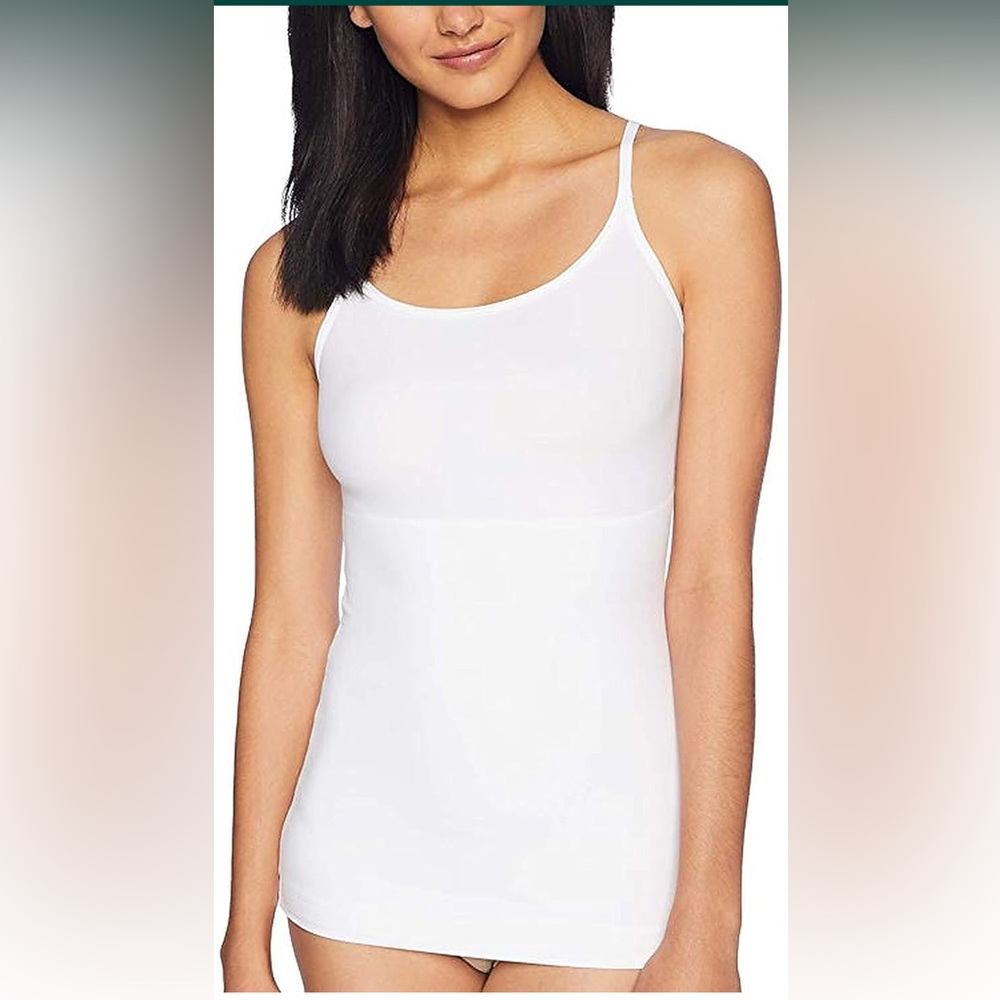 Maidenform Women's Long Length Shapewear Cami, Firm Control Smoothing Tank Top
